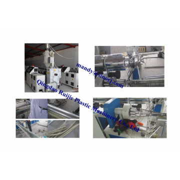 PVC spiral hose extrusion line